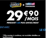Abonnement canalplus canalsat à prix réduits:  22 euros pour les 6 chaines, 25 pour canalplus + canalsat ..