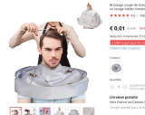 Gratuit : la cape de rasage – coiffage chez Ali Express