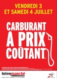 Carburants  à prix coutants chez intermarchés les 3 et 4 juillet 2015