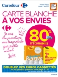 Catalogue Carrefour du 16/02 au 1er mars … grosse affaire avec credits doublés jusqu&rsquo;à 68% sur de l&rsquo;alimentaire