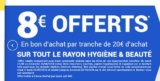 Carrefour: 8€ offerts pour 20€ d&rsquo;achats en Hygiene Beauté à cumuler avec jusqu&rsquo;à 70% sur la carte
