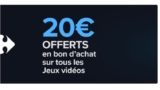 Carrefour : 20€ offerts par tranche de 60 d&rsquo;achats sur les jeux videos !!