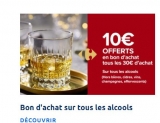 Carrefour Market : 10€ offerts par tranche de 30€ d&rsquo;achats en alcool jusqu&rsquo;au 17 janvier 2021