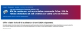Bon plan Carrefour : 120€ d&rsquo;achats = 40€ offerts du 15 au 21 avril