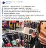 Gratuit :  un vernis offert chez carrefour (en postant un selfie sur intagram)