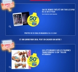 Carrefour deals 24 decembre : ipad et figurines transformers