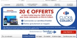 Bonne affaire carrefour online : 20 euros offerts par tranche de 100 les 27/9 4/10 11/10 et 18/10
