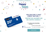 Gratuit : Une carte cadeau  illikado de 20€ – jeu 100% gagnant – Credit Mutuel