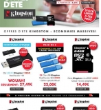 Cartes mémoires et clés usb kingston pas chères le 13 mai