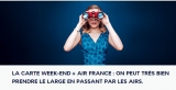 Bon plan Air France : la carte Week end + à 15€ au lieu de 49€