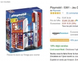 Jouet : Caserne de pompiers playmobil à 21.5€ (entre 33 et 45 ailleurs)