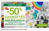 Mega affaire Casino Drive : 50% sur la carte sur de nombreux articles + 30€ de réduction pour 100 d&rsquo;achats