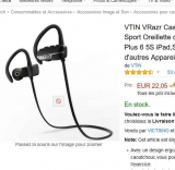 Casque audio sportif bluetooth VTIN VRazr à 11€ au lieu de 22 (exclu – 30 exemplaires)