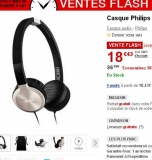 18.36 euros port inclu un casque audio Philips
