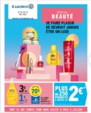 Catalogue Leclerc Beauté du 4 au 15 mai : jusqu&rsquo;à 80% en ticket leclerc