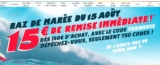 Cdiscount : 15 euros de réduction pour 150 d&rsquo;achats le 15 aout
