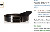 Mega affaire : Ceinture Azzaro cuir pour hommes à moins de 11€