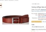 Ceinture Tommy Hilfiger en cuir à moins de 20€