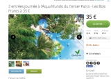 Bon plan center parc les bois francs : 2 entrées journées avec plus de 50 pourcent de réduction