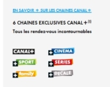 Gratuit : les 6 chaines canalplus pour les abonnées bbox jusqu&rsquo;au 16 juin