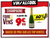 9.99 euros la bouteille de champagne par 24 et un bon d’achat de 20 euros en prime