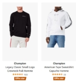 Vente flash marque Champion ! sweat à 24€