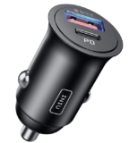 Chargeur de voiture allume cigare Usb + Type C 30 watts pas cher à 3.5€