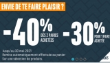 Chausport : 30-40% de reduction en plus sur des articles en promotions ! (Nike , Adidas, Converse …)