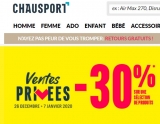 Vente privée Chausport : 30% de réduction