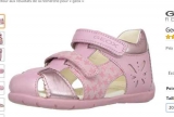 Sandales GEOX cuir pour bébé filles à 24.5€ (du 18 au 25)