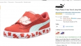 Baskets Puma tom et jerry en cuir pour enfants à 20 euros