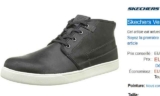 Super affaire : Sneakers cuir Skechers pour hommes à 25€ (60€ au mieux ailleurs)