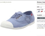Chaussures kickers en toile pour enfants – femmes à 14 euros