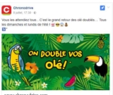 Bon plan Chronodrive : crédit olé doublé pour des retraits les dimanches et lundis jusqu&rsquo;au 22 aout