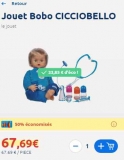 Jouet : Poupon  CICCIOBELLO BOBO qui revient à moins de 19€ ( Drive Carrefour)