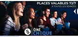 Réduction cinéma avec des places Cinechèque pas chères à 6.9€
