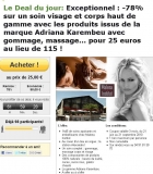 Marseille  : soin visage , corps pour 25 euros au lieu de 115