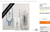 Coffret cadeau parfum CK2 CALVIN KLEIN 100ml à 40.95€ port inclus