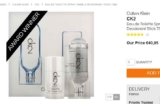 Coffret cadeau parfum CK2 CALVIN KLEIN 100ml à 40.95€ port inclus