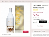 Bon plan parfum , Calvin Klein CKIN2U Her 100ml à 27.8 euros port inclus