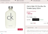 Bon plan parfum : Calvin Klein ck one 200ml à 33 euros port inclus