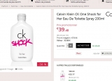Parfum pas cher:  Ck One Shock 200ml à 39.48 euros
