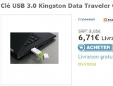 Clé usb3 16go kingston pas chère à 6 euros