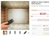 Imbattable : 0.87€ le cloneur de télécommande 433mhz