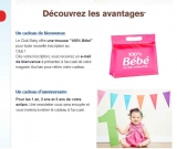Gratuit : une trousse naissance avec le club auchan