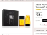 Super affaire : coffret eau de toilette azzaro hommes 100ml à moins de 24 euros
