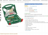 Bricolage : coffret bosch 50 pièces à moins de 15 euros (meches, douilles …) le 16novembre