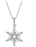 Bon plan bijoux : moins de 10€ le collier en argent avec pendentif flocon