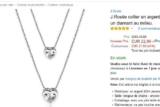 Bon plan bijoux : collier argent double chaine et pendentif à 9.99€ ( exclu)