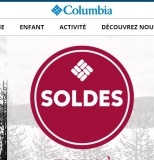Soldes COLUMBIA  .. 50% de réduction sur de nombreux articles ..12.5€ le tee shirt , bonnet et chapeau